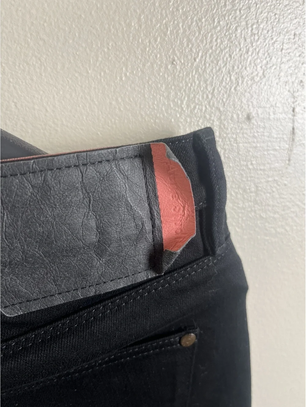 Acne Studios Bla Konst Slim Tapered Black Jeans Men's 32x32 Five Pocket